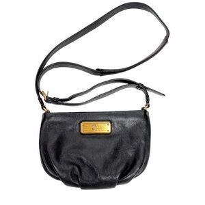 Marc by Marc Jacobs Mini Percy Crossbody Bag Black Leather